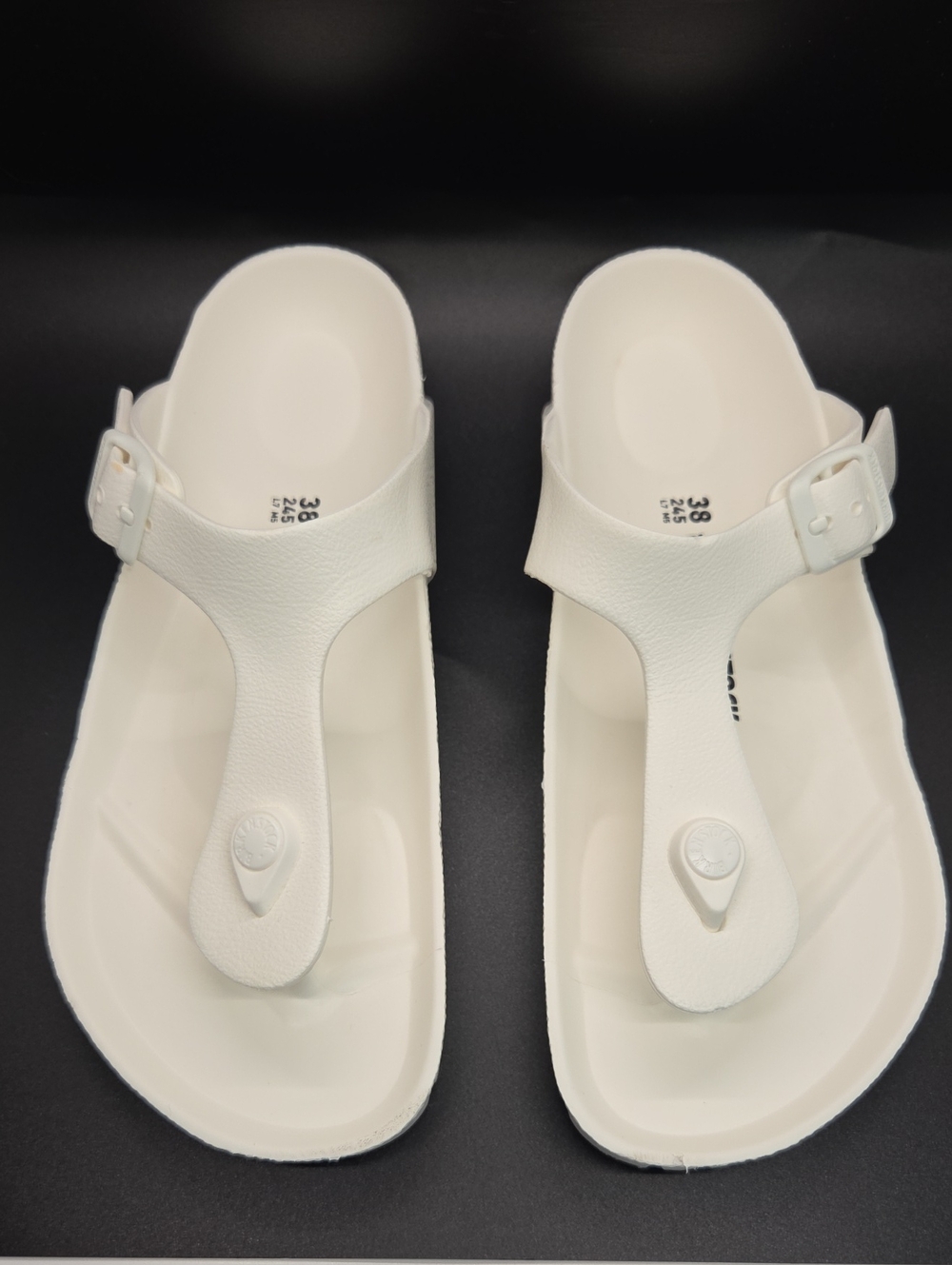 Birkenstock Gizeh White Women's T-Strap Toe-Thong Sandals W7 M5